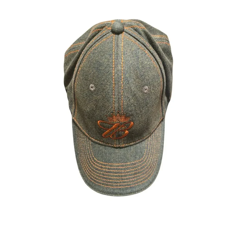 Dale Earnhardt Jr #8 Budweiser Denim Chase Authentics NASCAR Cap Orange Stitch